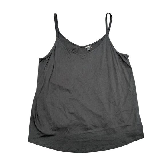 Torrid Black Camisole Spaghetti Strap Tank Top Shirt Woman's Size 2X - Picture 1 of 6